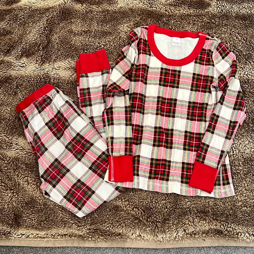 Hanna Andersson Plaid PJ Set | XS